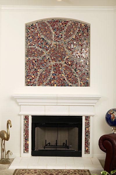 Mosaic Fireplace